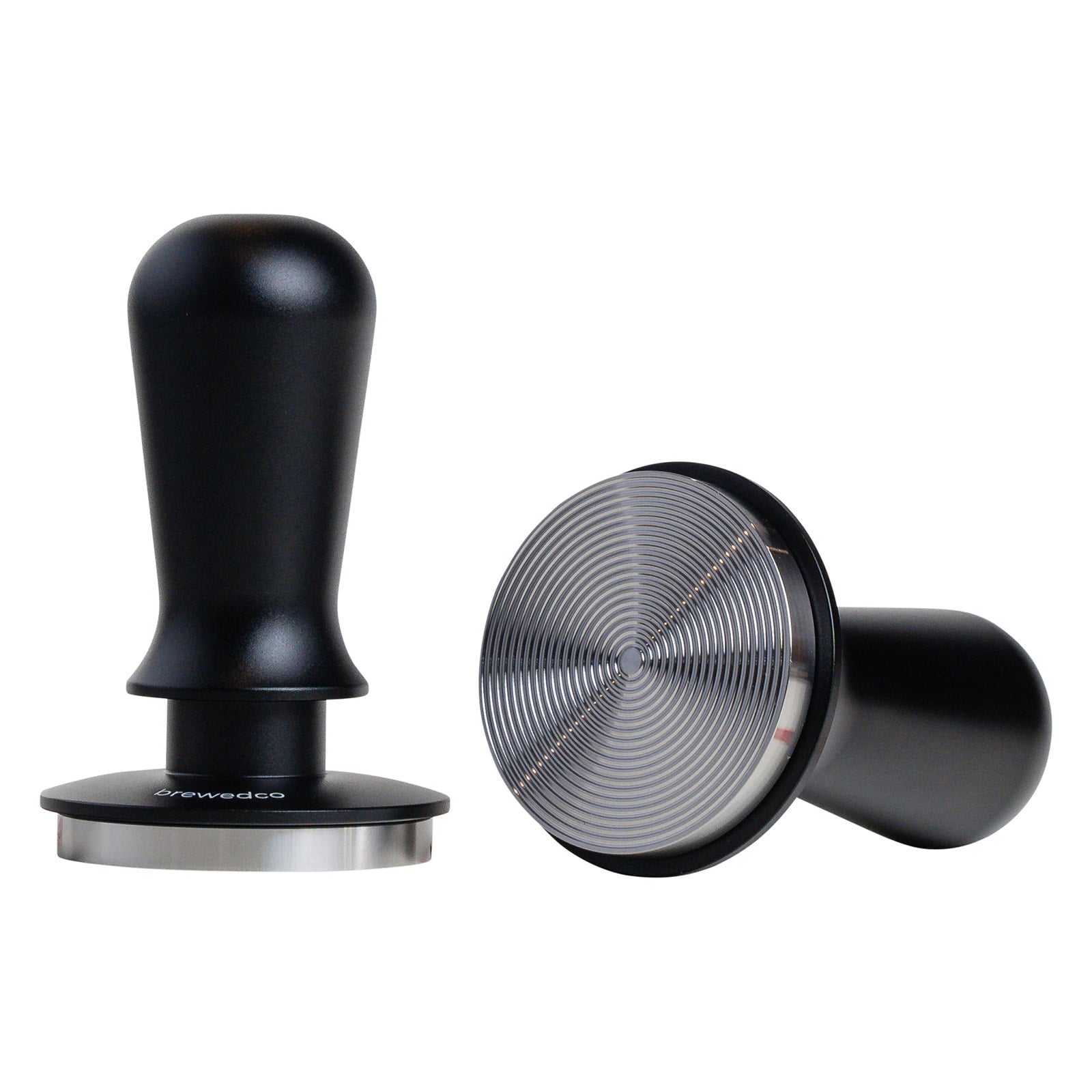 Brewedco Coffee Tamper, Self Leveling Coffee Tamper, Self Leveling Tamper Ripple Base